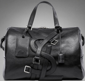 Yves Saint Laurent YSL Vavin Duffle Bag in Classic Black Leather: US$2,450.