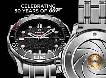 Celebrating the 50th anniversary of the film On Her Majestys Secret Service, this thrilling James Bond timepiece pays tribute to OMEGAs favourite spy. Limited to just 7,007 pieces, it is crafted with plenty of secret surprises.