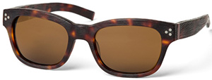Paul Stuart tortoise shell acetate sunglasses with wood grain finish men's sunglasses: US$347.