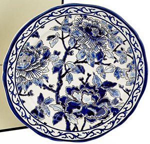 Harrods Gien Pivoines Bleues Dinner Plate (25 cm): £225.