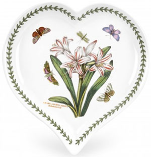 Portmeirion Botanic Garden Heart Dish - Belladonna Lily: £41.50.