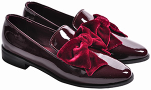 F-Troupe Patent Burgundy women's shoes: £135.