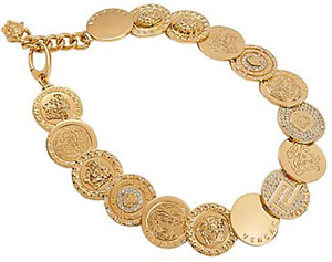 Versace Women's Medusa Coin Necklace: US$1,595.