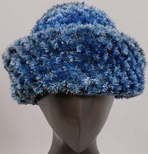 Blue Raffia Hat Bill Cunningham.