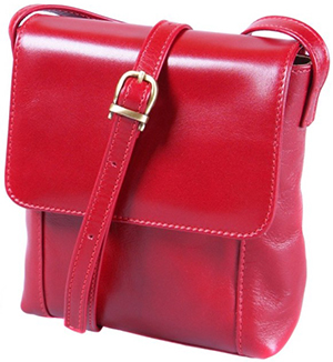 Sage Brown Red Marian Shoulder Bag: £155.