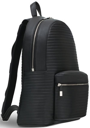 Dior Men's Black Leather Backpack.