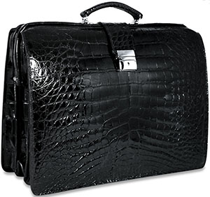 Jack Georges American Alligator Collection Classic Briefbag: US$7,500.