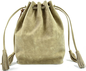 Monserat De Lucca Women's Sancha Drawstring Shoulder Beige Bag: US$320.