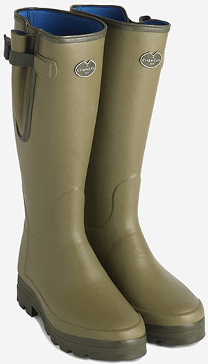 Le Chameau Vierzonord Adjustable cold-weather boot with waterproof gusset and tightening strap men's boots.