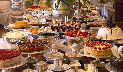 Afternoon tea at Belmond Mount Nelson Hotel, 76 Orange St, Gardens, Cape Town, 8001, South Africa.