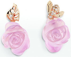Dior Poetic Rose earrings.