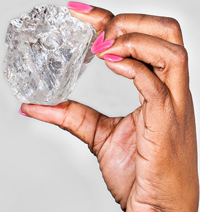 Lucara Diamond: 1,111 Carat type IIa Karowe Diamond.