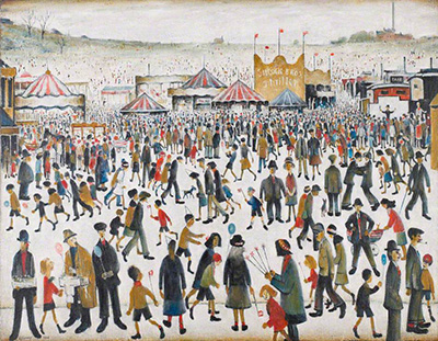 Lancashire Fair: Good Friday, Daisy Nook (1946) by L. S. Lowry.