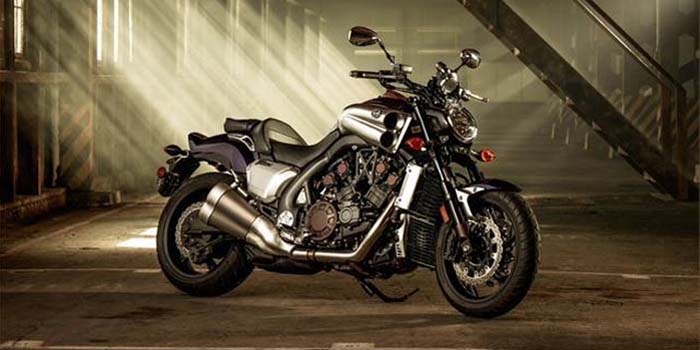 2013 Yamaha VMAX motorcycle - 'All Muscle. All Brains'.