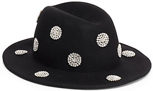 Kate Spade dot embellished hat: US$685.