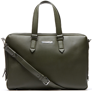 Lacoste Edward Computer Bag in Leather: £280.