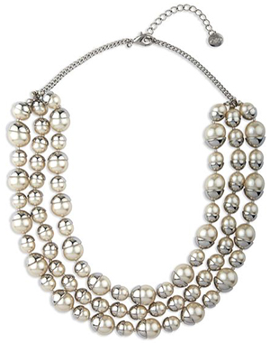 Jaeger Capped Pearl Necklace: £85.