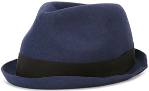 Dsquared2 contrasting band men's trilby hat: £205.