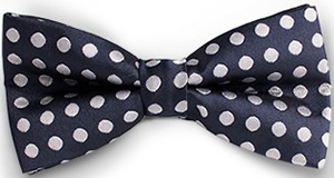 Tailor4Less Essential Blue Dotted Bowtie: US$25.95.