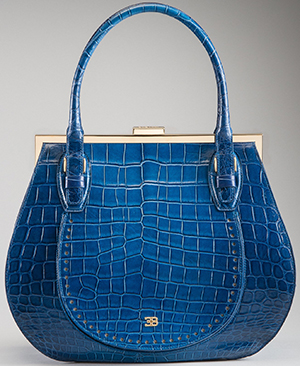 Bugatti Blue Crocodile Leather Handbag: €25,000.