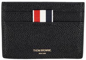 Thom Browne Leather Credit Card Wallet: US$270.