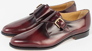 Billy Reid Brown Single Monk Straps Women's Shoes: US$279.
