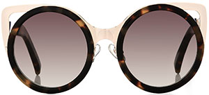 Erdem Tortoiseshell & Gold women's sunglasses: £245.