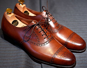 Alan Flusser custom made shoes.