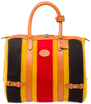 Church's Newmarket small witney wool yellow/red men's and women's bag: £325.