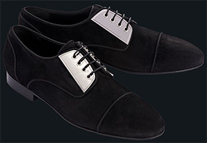 Louis Leeman Suede Oxford with Metal men's shoes: US$795.