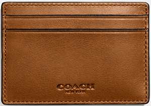 Coach Men's Money Clip Card Case in Sport Calf Leather: US$85.
