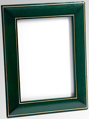 T.Anthony green 4 × 6 leather photo frame: US$95.