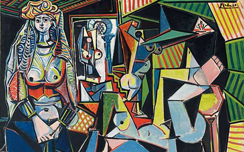 Les femmes dAlger, Version O (1955) by Pablo Picasso, which sold for US$179,365,000 at Christie's, New York on May 11, 2015 - new record for most valuable work of art ever sold at auction.