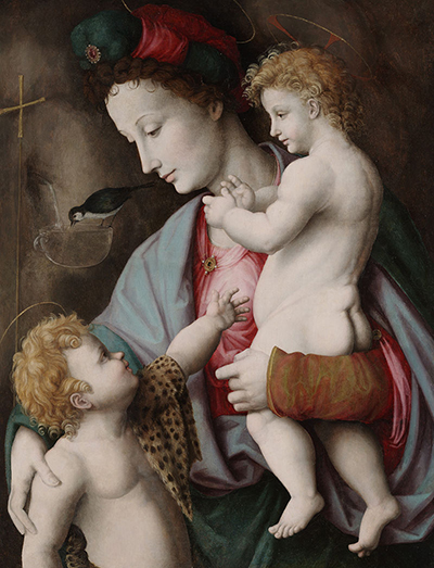 Madonna and Child with St John (1525) by Francesco Bacchiacca.