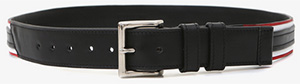 Balmain Striped Men's Leather Belt: €550.
