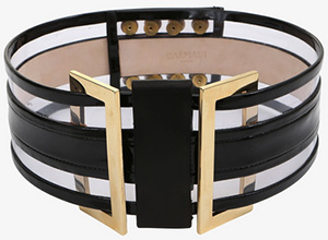 Balmain High-Waisted Women's Leather Belt: €950.