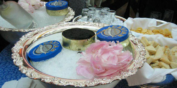 Beluga caviar - the most expensive type of caviar, with present market prices ranging from US$7,000 to US$10,000 per 1 kg.