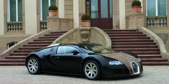 Bugatti Veyron Fbg par Hermès - world's most expensive street car: US$2 million.
