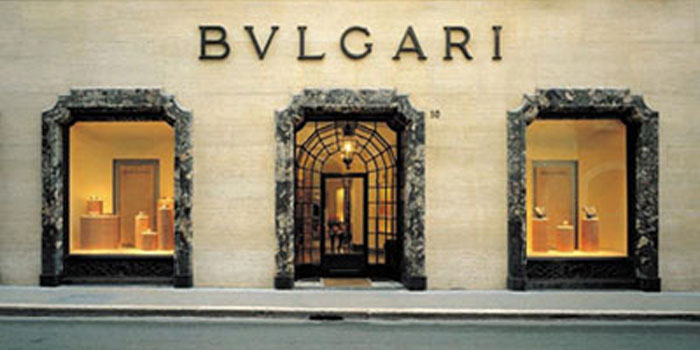 Bvlgari flagship store, Via dei Condotti 10, 00187 Rome, Italy.