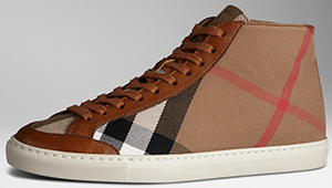 Burberry House Check High-Top Women's Trainer: US$350.