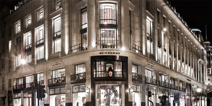 Burberry flagship store, 121 Regent Street, London W1, U.K.