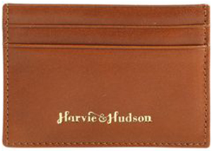 Harvie & Hudson Havanah Brown Leather Card Holder: £29.50.