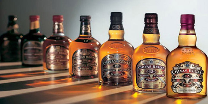 Chivas Regal blended Scotch whisky.