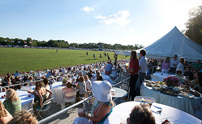 The Newport International Polo Series, held on the historic ground of Glen Farm in Portsmouth, Rhode Island.