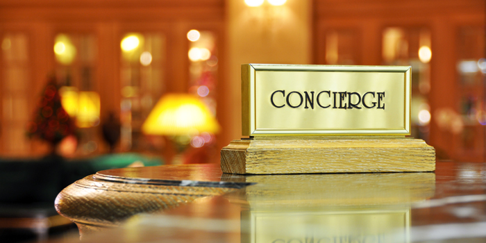 Concierge & hospitality services.