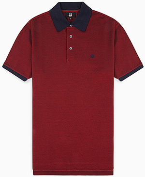Dunhill Oxblood Soft Cotton Polo: £150.