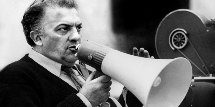 Federico Fellini - Italian film director and scriptwriter. Known for a distinct style that blends fantasy and baroque images, he is considered one of the most influential filmmakers of the 20th century (1920-1993).