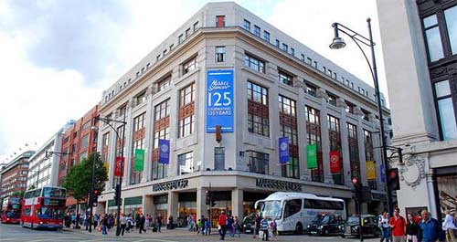 Marks & Spencer 485 Oxford Street Flagship Store.