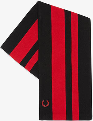 Fred Perry Hilltop Stripe Women's Scarf: US$75.