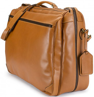 Tusting Garment Bag in Tan Atlantic Leather: £880.